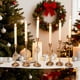 thumbnail image 1 of Candelabro de Metal de Hierro para Navidad, Decoración Romántica para Mesa, Cena a La Luz de Las Velas, Decoración de Mesa para El Hogar, Decoración Navideña, 1 of 7