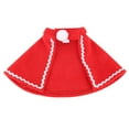 thumbnail image 3 of Disfraz suave de manto rojo para perro y gato, ropa navideña para conejo y cobaya., 3 of 12