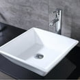 thumbnail image 6 of Wonline 60" Double PLY Wood Bathroom Vanity Cabinet with Square Ceramic Sink and Mirror Combo, 6 of 8