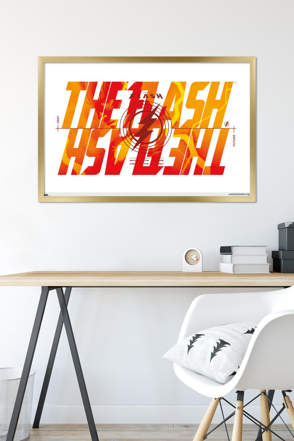 DC Comics Movie The Flash - Reverse Wall Poster, 22.375" x 34" Framed