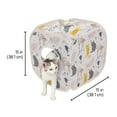 thumbnail image 2 of Kitty City Cat Print Play Cube Furniture Cat House, Pink, 2 of 6