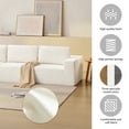 thumbnail image 5 of EUROCO 116" Oversized Modular Sectional Sofa, Convertible Sponge Sectional Sofa Couch, 5PCS High Density Sponges Cloud Couches Sofa for Living Room,Beige, 5 of 9