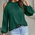 thumbnail image 4 of Ketyyh-chn99 Womens Long Sleeve Tops Fashion Fall T Shirts for Women Fashion Long T Shirt Green,M, 4 of 5