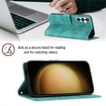 thumbnail image 3 of Allytechgroup Flip Wallet Case for Samsung Galaxy S24, RFID Blocking PU Leather Shockproof Cover Stand Rugged Heavy Duty Durable Cover Case for Samsung Galaxy S24, Green, 3 of 4