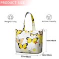 thumbnail image 4 of Yellow Butterfly Pattern Travel Tote Bags for Women Carry On,Large Weekender Bags for Women Travel,Multi Functional Duffle Bag for Work,Shopping,Sports, 4 of 5