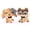 #716 #893, variant on 2 PCS Minilpsshop Collectable Little Animal Cartoon Pets Figures Kitten #134 Shorthair Cat #886 with Bowknot Collar Dress Accessories