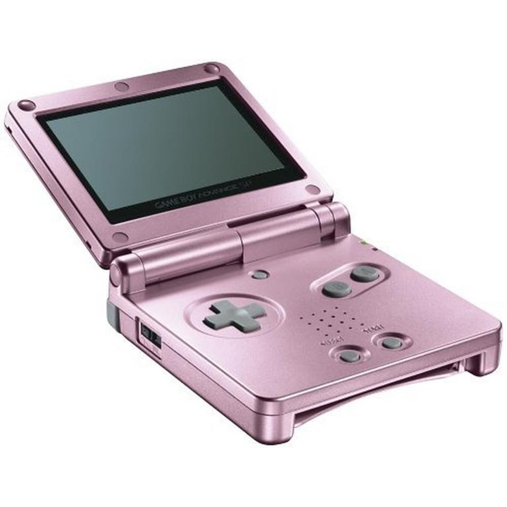 Restored Nintendo Gameboy Advance SP Gaming Console, 1MB, Pearl