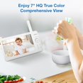 thumbnail image 3 of Baby Monitor VTech HQ Max, pantalla mejorada de 7 pulgadas con cámara, 3 of 9