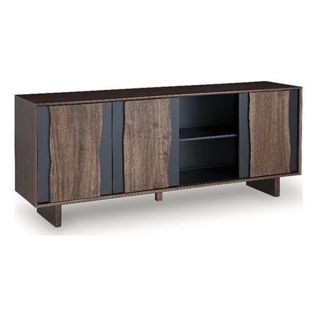 Bowery Hill Modern / Contemporary Wood Brown Finish Accent Cabinet