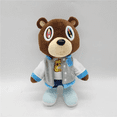 thumbnail image 4 of 26cm Kawaii Kanye Dropout Bear Teddy Bear Plush Toys Kanye West Graduation Soft Stuffed Home Room Decor Birthday Gift, 4 of 5