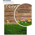 Allenjoy 72" x 96" Spring Brown Rustic Wood Backdrop Photography Spring