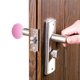thumbnail image 3 of Protector Pared para Manija Puerta Tope Goma Autoadhesivo Color Rosa, 3 of 9