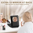 thumbnail image 4 of Espejo de maquillaje Mocado Travel con aumento de 1x/10x con color negro claro, 4 of 8