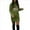 Olive Green, variant on Women's Christmas Sweatshirt Dress Long Sleeve Santa Printed Crewneck Mini Skirt for Holiday Olive Green L