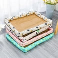 thumbnail image 3 of Pet Bed Cartoon Cute Animal Fruit Print - Large Space Dog Sleeping Bed - Soft Cooling Summer Small Medium Large Dogs Cat Pad Mat, 3 of 8