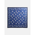 thumbnail image 2 of Scenario Women's Printed Square Scarf, Deep Indigo, 2 of 5