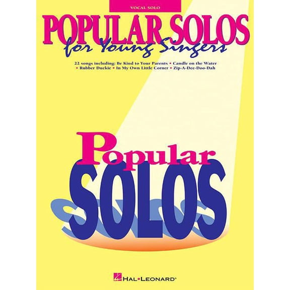 Popular Solos for Young Singers (Paperback)