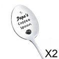 thumbnail image 1 of 2 Cucharas De Acero Inoxidable Grabadas Para El Día , Regalos Para Papá Para Senderismo, Sopa, Estilo A, 1 of 8