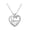 silver, variant on Gift for Mom Heart Shaped Necklace with Diamonds I Love You Mom Mother’s Day Gifts for Mom from Sons and Daughters, Multicolor & Styles Available