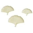 thumbnail image 3 of 3 Pieces Ginkgo Leaf Tray Tableware Tray Iron Construction Elegant Rustic Snack Display Platter Thanksgiving Home Dining, 3 of 9
