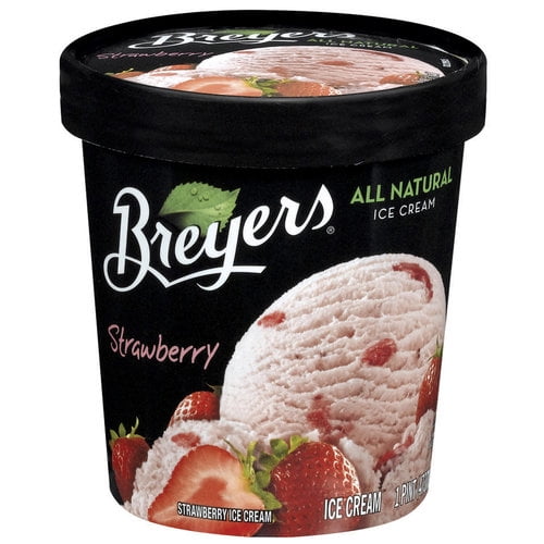 Breyers Strawberry All Natural, 1 pt