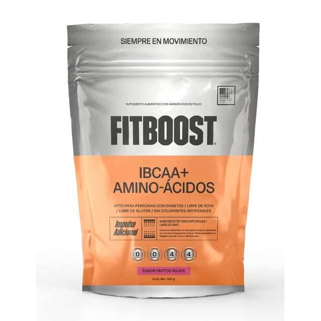 FITBOOST IBCAA FRUTOS ROJOS 450G Fitboost FITIBCAA450