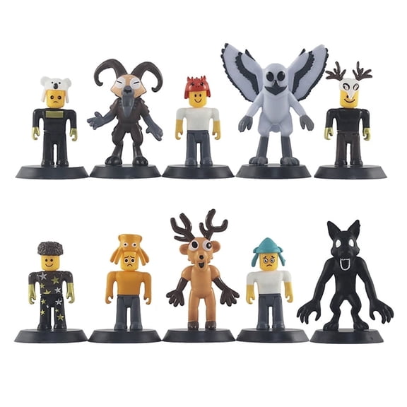 10pcs/Set 99 Nights in The Forest Anime Figure Toys