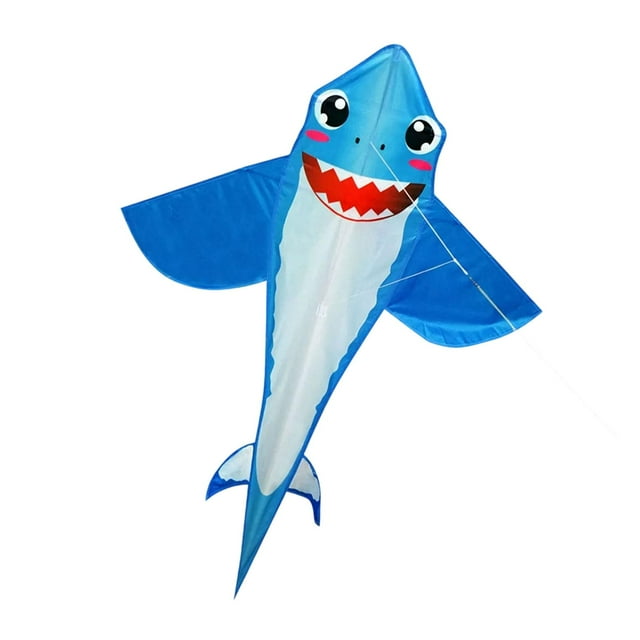 Siruishop Cerf-Volant Résistant aux Déchirures pour Enfants pour Prairie Plage Jardin Bleu