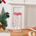 thumbnail image 5 of Candy Can Sipper Glass with Lid 20 OZ Holiday Time, 5 of 6