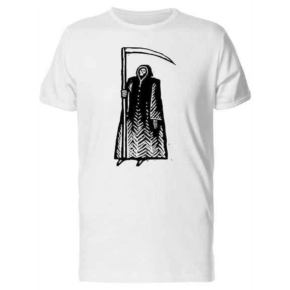 Sketch Of Grim Reaper Tee Men's -Image by Shutterstock
