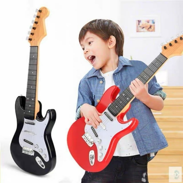 Interactive Electric Guitar Toy for Boys 7-14: Simulated Play Instrument to Boost Musical Development, Hand-Eye Coordination & Creativity – Easy-to-Play, Export-Quality Music Learning Toy with Free