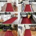thumbnail image 6 of Goasis Lawn Red Runner Rugs 5'x 10' Indoor Non-Slip Carpet for Hallway Porch Entryway Garage, 6 of 7