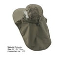 thumbnail image 7 of Cheers US Waterproof Breathable Outdoor Sun Hat for Men with 50+ UPF Safari Cap Wide Brim Fishing Hat with Neck Flap, 7 of 7