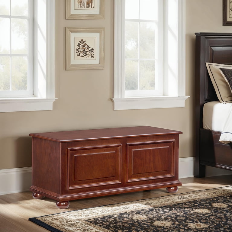 Linon, Cedar Chest, Rich Cherry Finish, 36