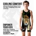 thumbnail image 4 of Exxact Sports Sublimated Youth Wrestling Singlet For Boys, Premium Powerlifting Singlet, Kids Wrestling Singlets For Training (YL, Leopard), 4 of 7