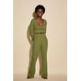 thumbnail image 3 of Cosabella womens  Britt Cross Front Top, s, Green, 3 of 3