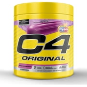C4 Original Pre Workout Powder, 200mg Caffeine Energy Formula with Beta Alanine & Creatine for Endurance, Focus & Performance, Zero Sugar Preworkout for Men & Women – POPSICLE Grape, 25 Servings
