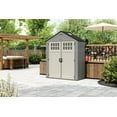 thumbnail image 2 of Abri de rangement Suncast Everett – Résine avec renforts métalliques, 17 sq ft, pour usage extérieur, 2 of 7