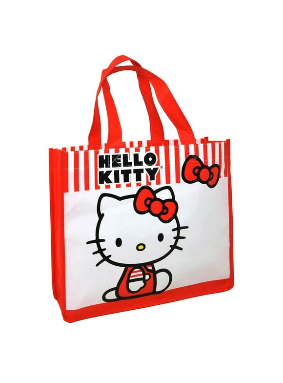 Hello Kitty Medium Eco Friendly Non Woven Tote Bag with Hangtag