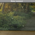 thumbnail image 6 of Ambesonne Nature Place Mats Set of 4, National Park Trees Path, Standard Size, Blue Green, 6 of 6