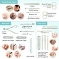 thumbnail image 3 of Éclat Manicure Pedicure Kit for Men & Women, 18Pcs Finger & Toe Nail Care Tools Includes Nail Clipper Cutter, Tweezer, File, Cuticle Pusher, Personal Care Professional Grooming Set With Travel Case, 3 of 6