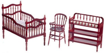 mahogany nursery furniture