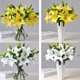 thumbnail image 4 of Bearachild 6 piezas de flores artificiales de lirio, reutilizables, de larga duración, lavables, decorativas, para dormitorio, sala de estar, decoración Flores artificiales Blanco Bearachild HA084319-03, 4 of 6