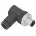 thumbnail image 1 of Metal Male Panel Connector M12 Plastic Waterproof 4 Pin Aviation Connector Plug 250V, Male Female Panel Metal Aviation Wire Connector Plug Socket, 1 of 9
