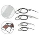 thumbnail image 3 of 4x Cuerdas elásticas de repuesto para sillas de jardín, cordones para reparación de sillones reclinables Negro, 3 of 9
