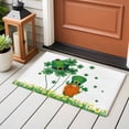thumbnail image 5 of St. Patrick's Day 2'x3' Washable Rug, Lucky Shamrock Gnomes Flowers Leaves Green Non-Slip Soft Doormat Area Rugs for Entrance Bathroom Bedsides, Carpet for Kitchen Bedroom, Entryway Floor Mat, 5 of 9