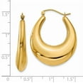 thumbnail image 4 of 14k Polished Hoop Earrings, 4 of 4