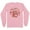 Pink, variant on Singing Snowman and Reindeer Long Sleeve Shirt Unisex Large White
