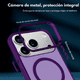 thumbnail image 4 of Funda Case Deluxe para iPhone 17 Pro MORADO Uso Rudo Compatible con MagSafe, Protección Antigolpes Resistente, PC + TPU, Diseño Elegante y Duradero, 4 of 7