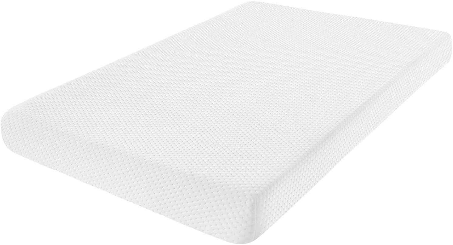 Fitted Memory Foam Pack n Play Mattress Pad Portable Playard Mattresses 38X26x3 with Washable Cover Firm Side for Infants Soft Side for Toddlers 